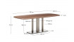 Melvar table 220 walnut | Tables | ZIPhome.ee image 2