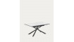 Theone table white and black legs 160(210)x90xH76 cm | Tables | ZIPhome.ee image 1