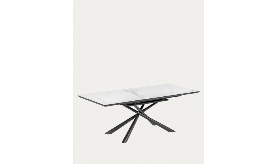Theone table white and black legs 160(210)x90xH76 cm | Tables | ZIPhome.ee image 6