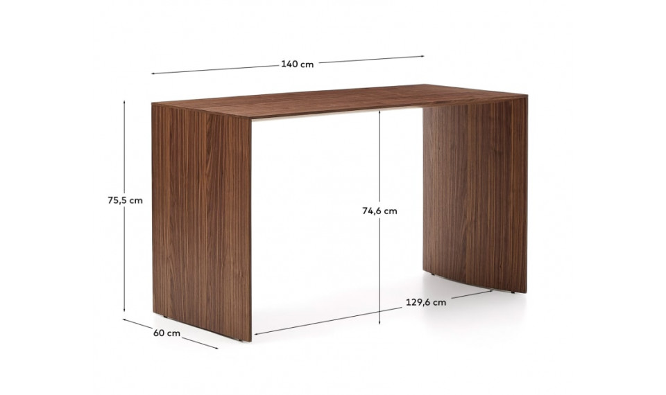 Litto письменный стол орех 140 x 60 cm | Письменные столы | ZIPhome.ee изображение 5