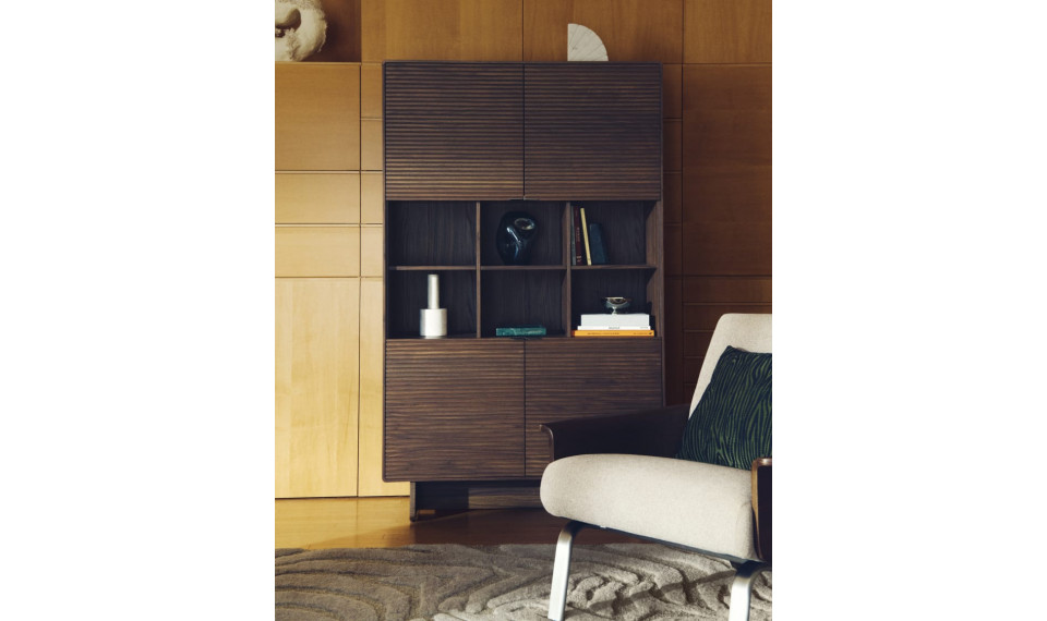 Norlen 4 двери высокий комод орех | Комоды | ZIPhome.ee изображение 2