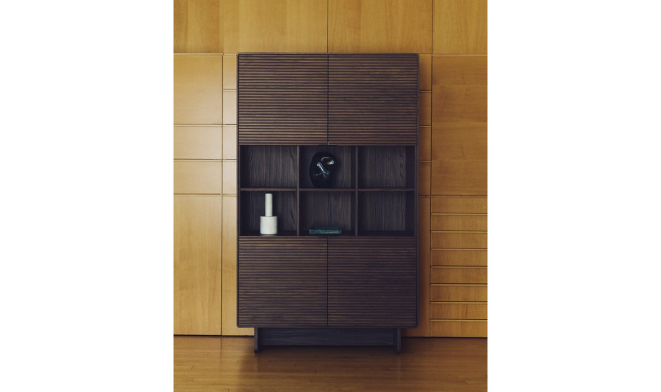 Norlen 4 двери высокий комод орех | Комоды | ZIPhome.ee изображение 3