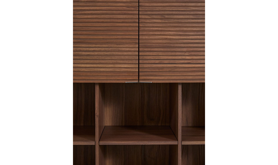 Norlen 4 двери высокий комод орех | Комоды | ZIPhome.ee изображение 4