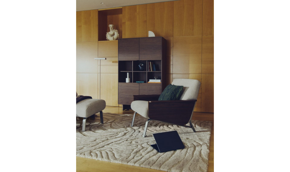 Amsen tugitool helepruun pähkel | Pehme mööbel | ZIPhome.ee image 2