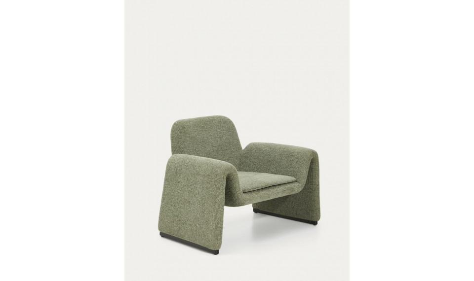 Melvia tugitool rohleine šenill | Pehme mööbel | ZIPhome.ee pilt 1