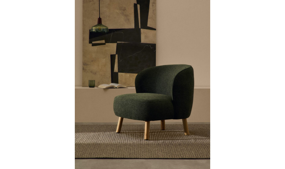 Ulit tugitool roheline šenill | Pehme mööbel | ZIPhome.ee image 2