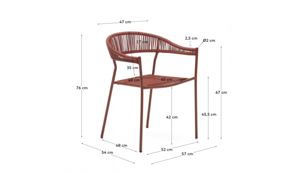 Futadera tool Terracota | Aialauad ja toolid | ZIPhome.ee pilt 6