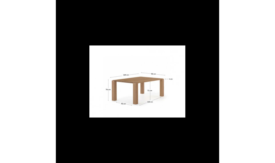 Deyanira table 160x90 | Tables | ZIPhome.ee image 3