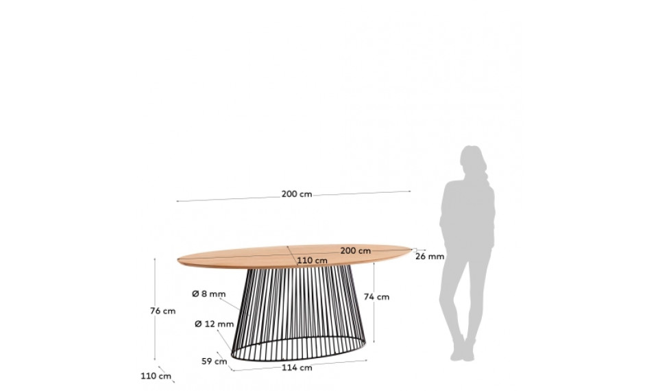 Leska table  Natural | Tables | ZIPhome.ee image 3