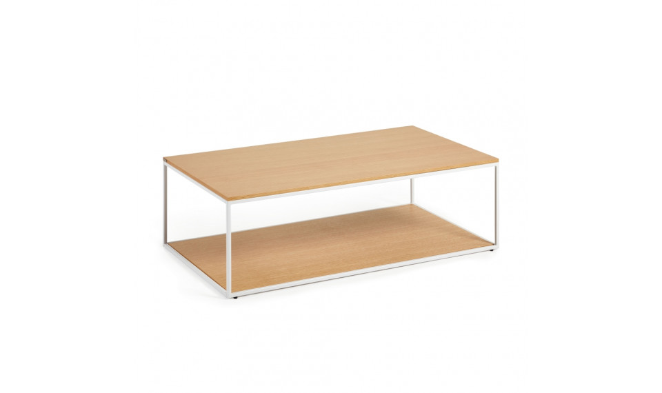 Yoana 110 coffee table Natural/white | Сoffee tables | ZIPhome.ee image 2