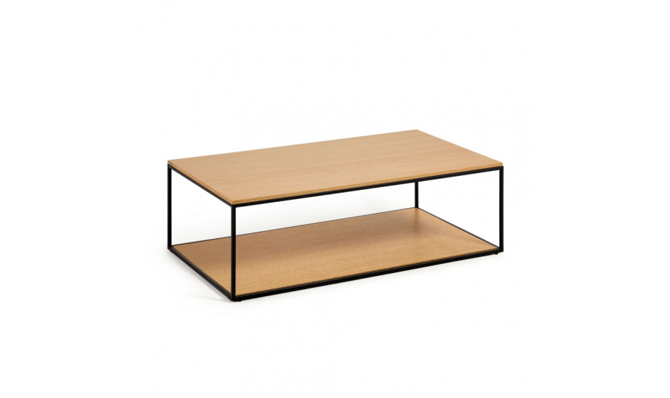 Yoana 110  coffee table Natural/black | Сoffee tables | ZIPhome.ee image 1