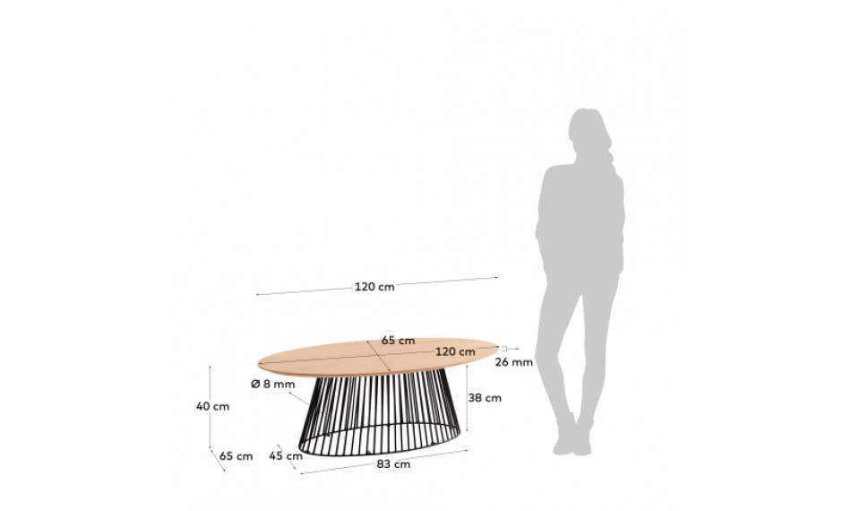 Leska 120  coffee table | 100% laatu Leska 120  coffee table | Kahvipöydät | ZIPhome.ee kuva 3