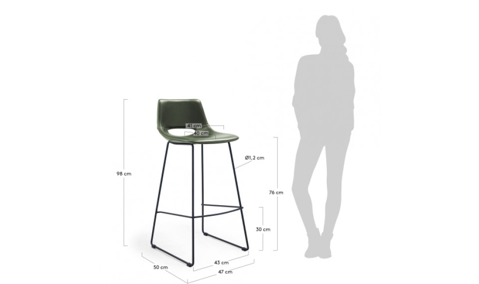 Zahara bar chair GreenEco | Chairs and swivel chairs | ZIPhome.ee image 4