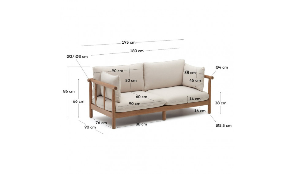 Sacova diivan 2 | Aiadiivanid ja tugitoolid | ZIPhome.ee pilt 5