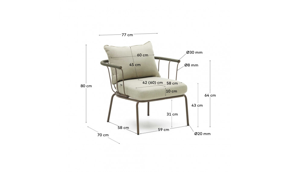 Salguer armchair | Outdoor sofas and armchairs | ZIPhome.ee image 6