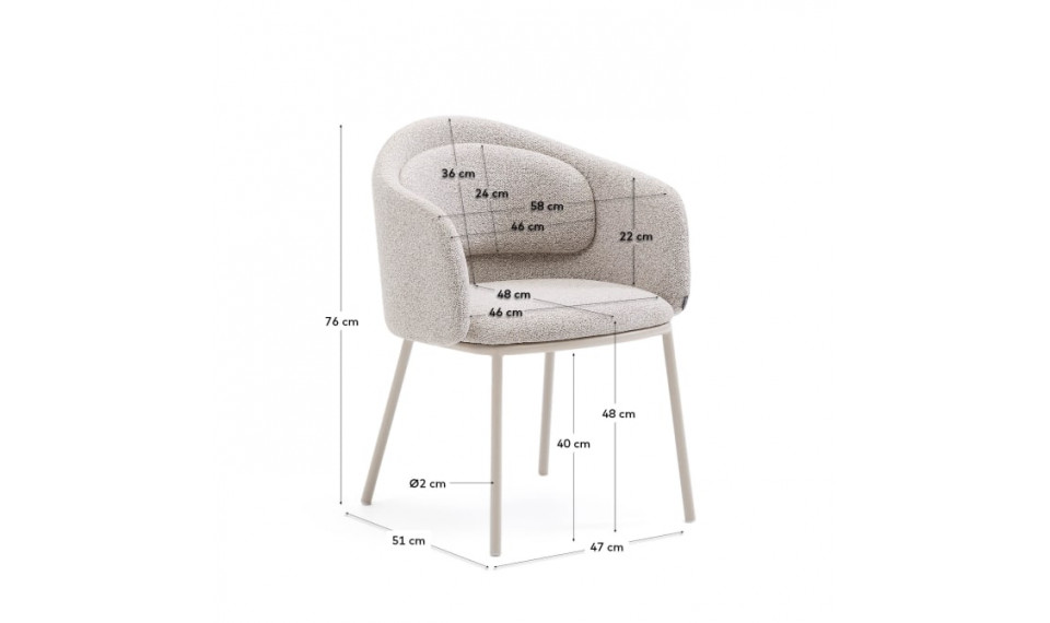 Minda стул  бежевый | Стулья и кресла | ZIPhome.ee изображение 2