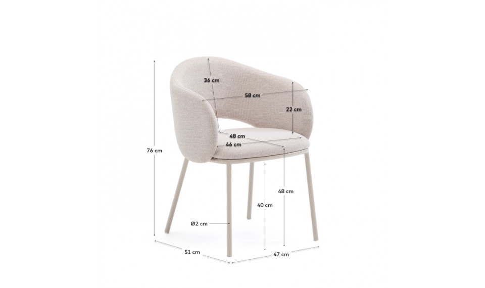 Maina стул бежевый | Стулья и кресла | ZIPhome.ee изображение 2
