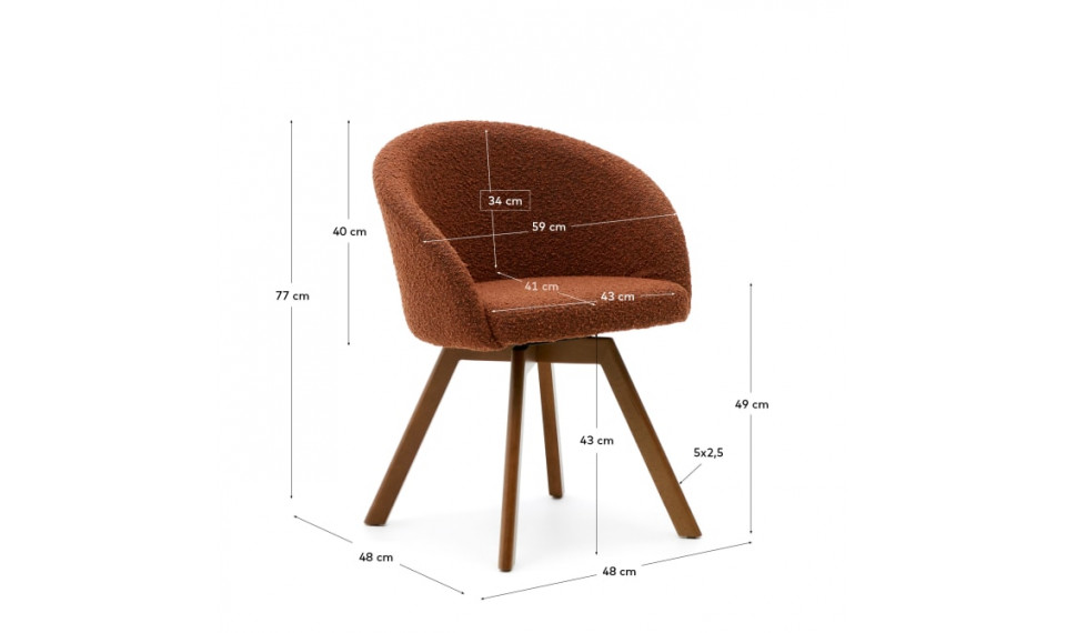 Marvin стул орех корчневый  | Стулья и кресла | ZIPhome.ee изображение 2