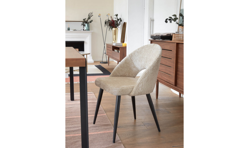 Mael стул черный бежевый chenille | Стулья и кресла | ZIPhome.ee изображение 3