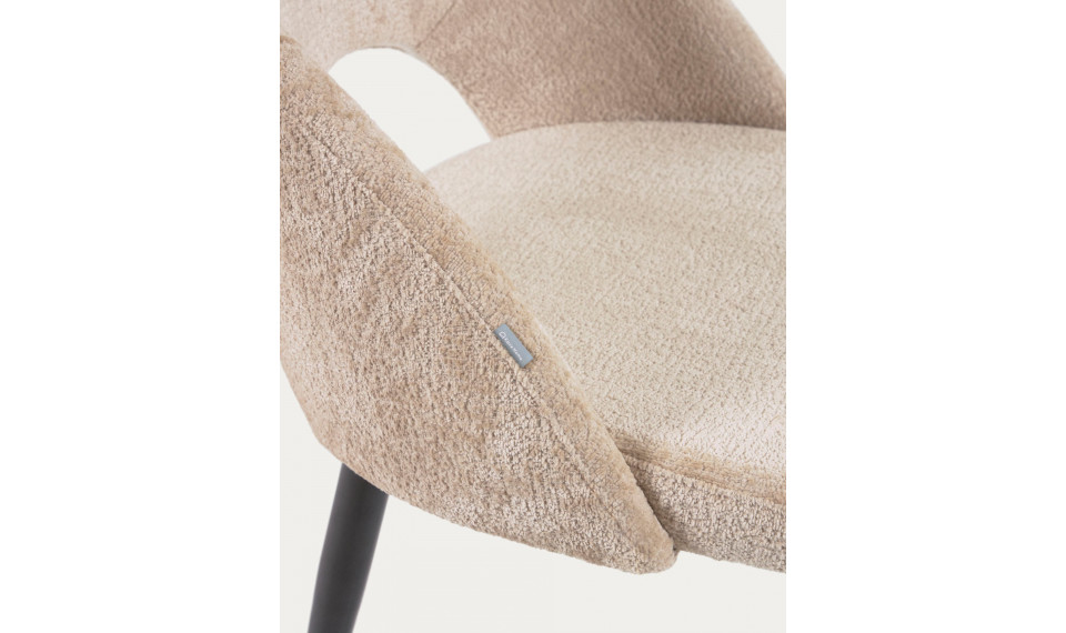 Mael стул черный бежевый chenille | Стулья и кресла | ZIPhome.ee изображение 4