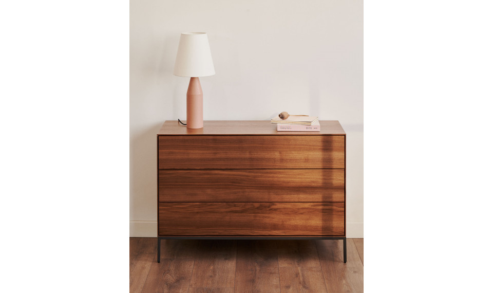 Vedrana chest of 3 drawers walnut | Makuuhuone | ZIPhome.ee kuva 2