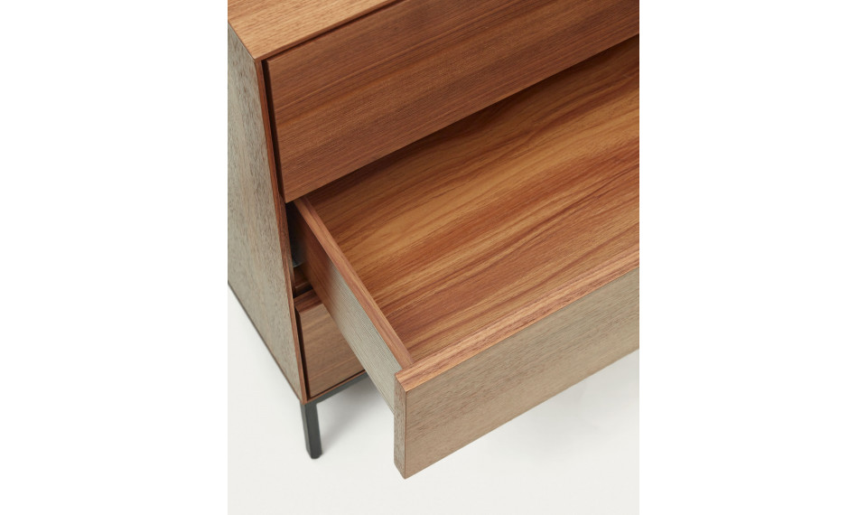 Vedrana chest of 3 drawers walnut | Makuuhuone | ZIPhome.ee kuva 4
