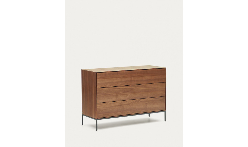 Vedrana chest of 3 drawers walnut | Makuuhuone | ZIPhome.ee kuva 5