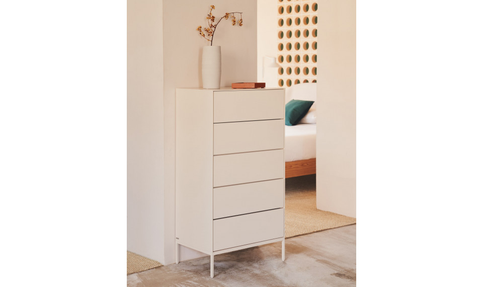 Vedrana 5 drawers chest white | Makuuhuone | ZIPhome.ee kuva 2