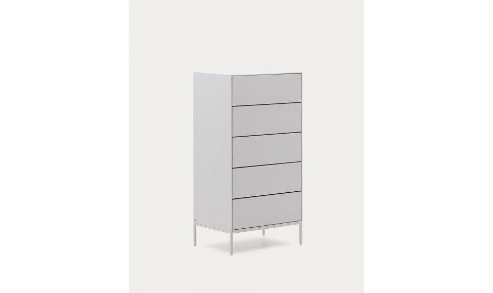 Vedrana 5 drawers chest white | Makuuhuone | ZIPhome.ee kuva 5