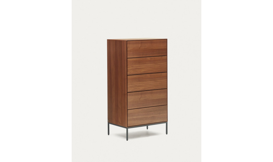 Vedrana 5 drawers chest walnut | Bedroom | ZIPhome.ee image 5