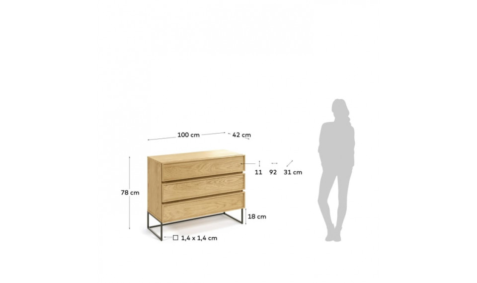 Taiana chest of drawers | Makuuhuone | ZIPhome.ee kuva 6