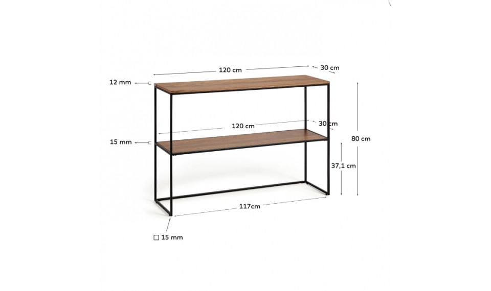 Yoana консоль орех | Столы | ZIPhome.ee изображение 6