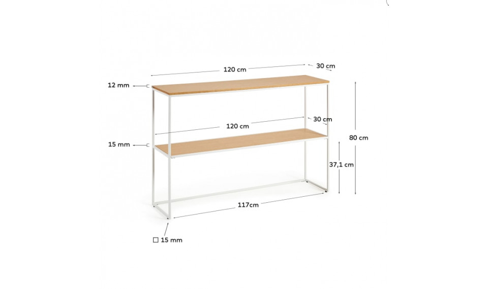 Yoana консоль белый | Столы | ZIPhome.ee изображение 4