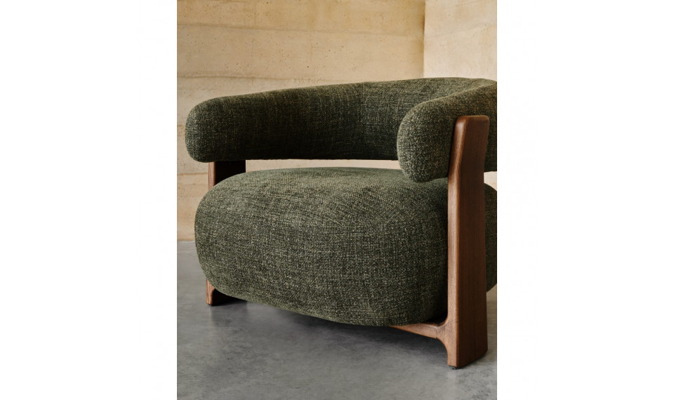 Granite armchair walnut green | 100% Quality Granite armchair walnut green | Armchairs | ZIPhome.ee image 1