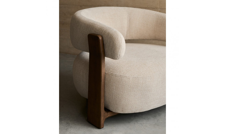 Granite armchair walnut beige | 100% Quality Granite armchair walnut beige | Armchairs | ZIPhome.ee image 1