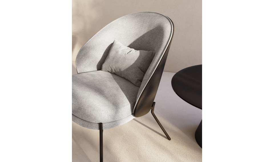 Eamy armchair black grey | 100% Quality Eamy armchair black grey | Armchairs | ZIPhome.ee image 3