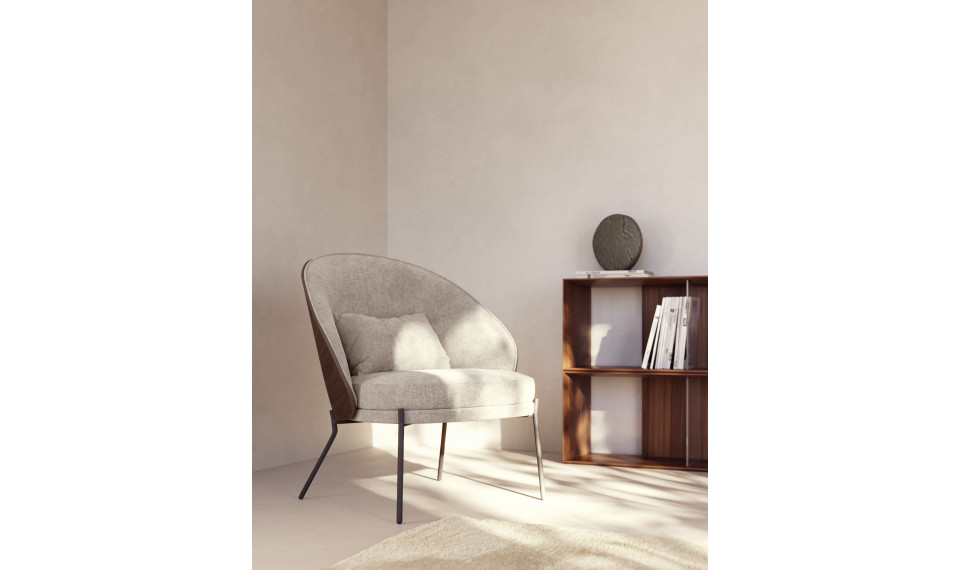 Eamy armchair walnut brown | 100% Quality Eamy armchair walnut brown | Armchairs | ZIPhome.ee image 3