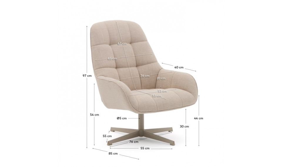 Jaspe armchair beige | 100% Quality Jaspe armchair beige | Armchairs | ZIPhome.ee image 2