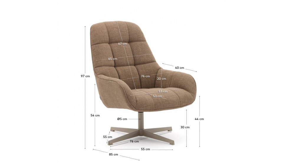 Jaspe armchair brown | 100% Quality Jaspe armchair brown | Armchairs | ZIPhome.ee image 2