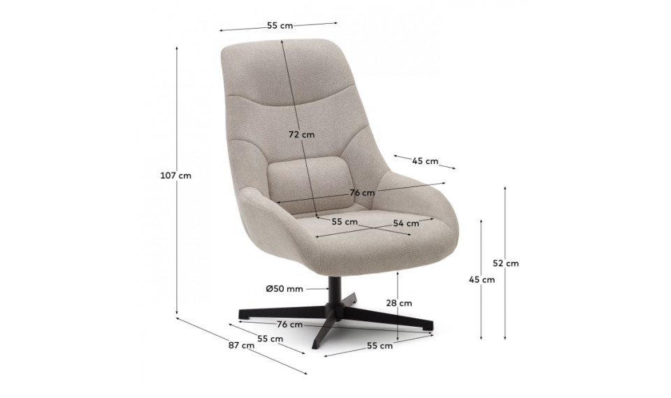 Celida arkchair beige | 100% Quality Celida arkchair beige | Armchairs | ZIPhome.ee image 2