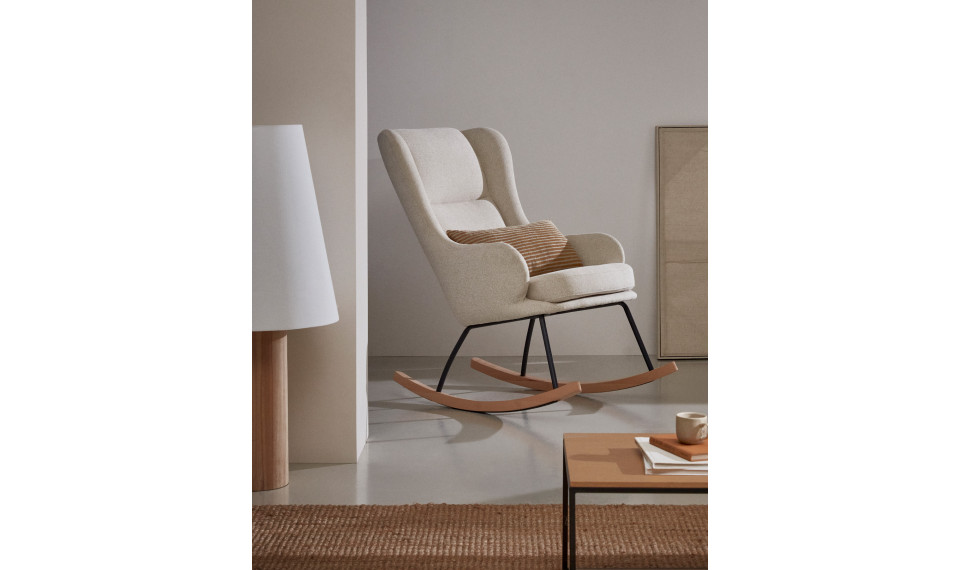 Maustin rocking chair beige | 100% Quality Maustin rocking chair beige | Armchairs | ZIPhome.ee image 3