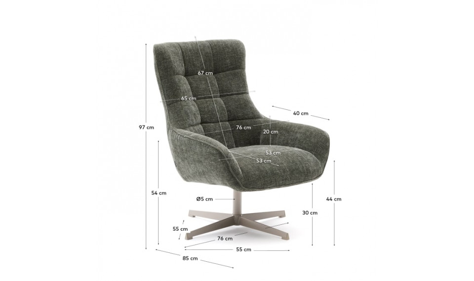 Teryl armchair green | 100% Quality Teryl armchair green | Armchairs | ZIPhome.ee image 2