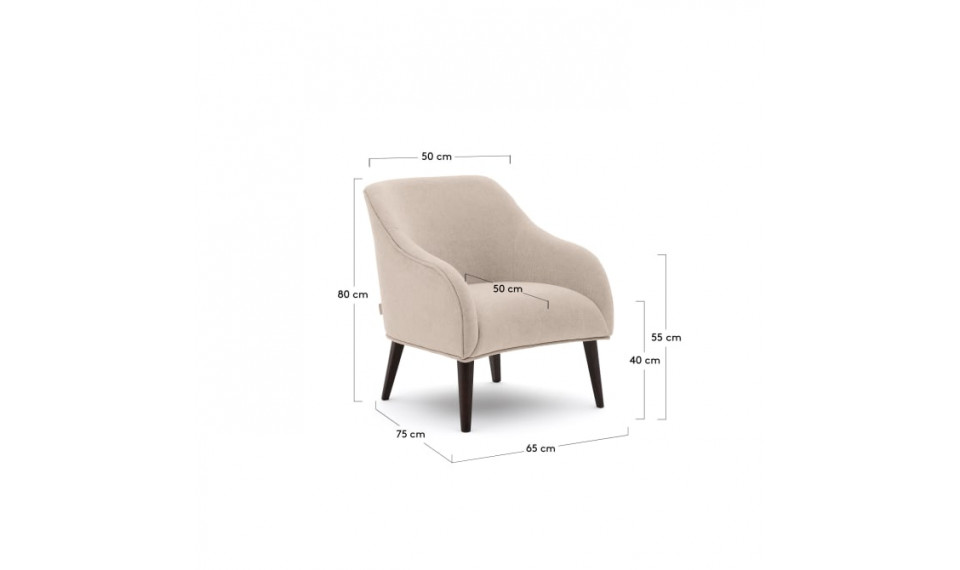 Bobly armchair beige black | 100% Quality Bobly armchair beige black | Armchairs | ZIPhome.ee image 2
