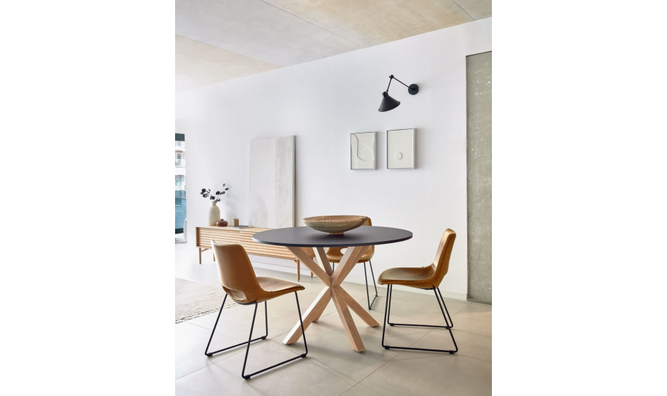 Арго круглый 120 столовый черный | Столы | ZIPhome.ee изображение 3