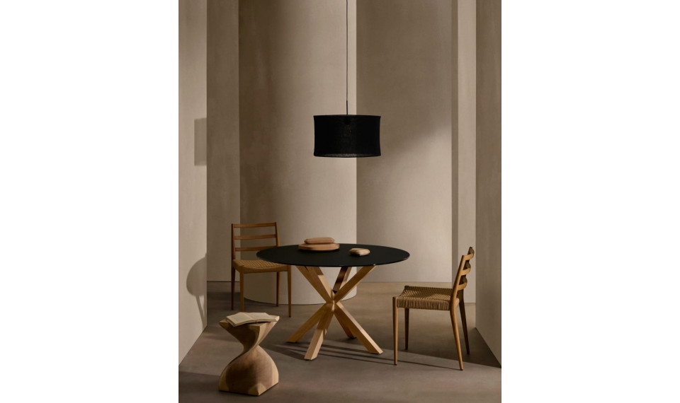 Арго круглый 120 стол стекло черный | Столы | ZIPhome.ee изображение 3