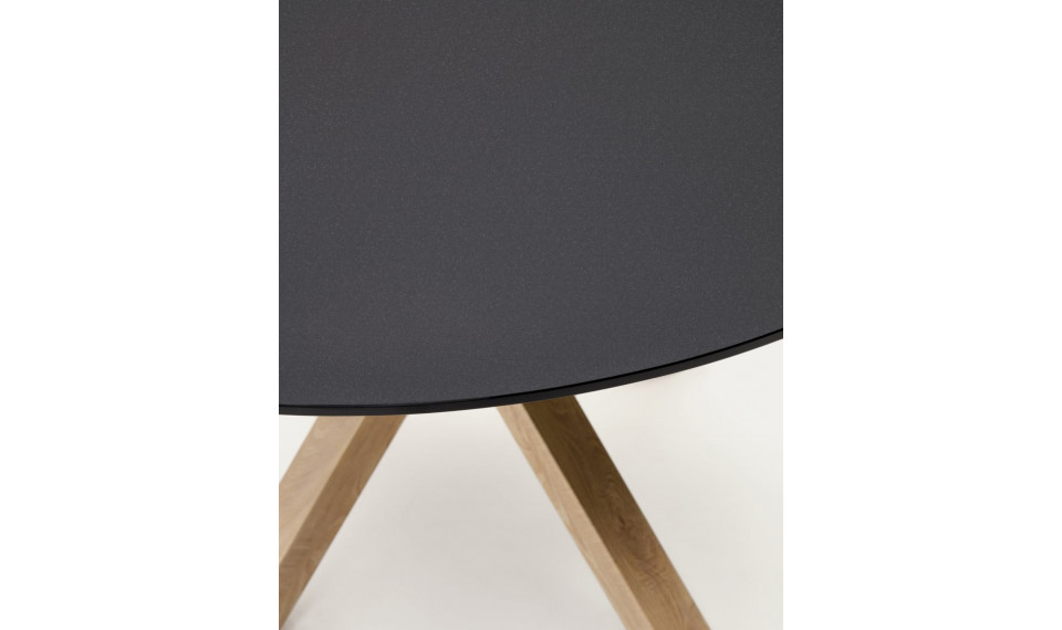 Арго круглый 120 стол стекло черный | Столы | ZIPhome.ee изображение 4