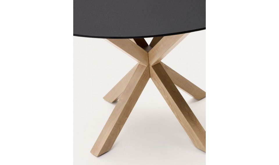 Арго круглый 120 стол стекло черный | Столы | ZIPhome.ee изображение 6