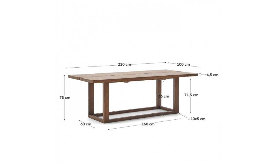 Sashi table teak | Tables | ZIPhome.ee image 2