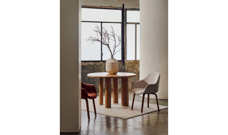 Mailen round table oak | Tables | ZIPhome.ee image 3