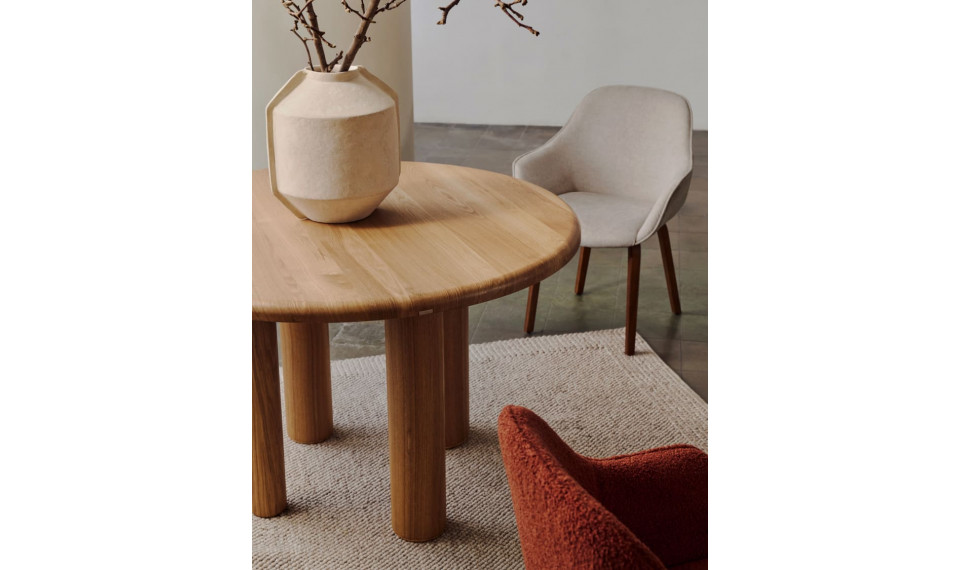 Mailen round table oak | Tables | ZIPhome.ee image 5